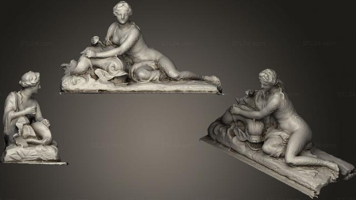 Статуи античные и исторические (Флориан 9, STKA_1398) 3D модель для ЧПУ станка